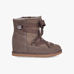 Ugg Classic Femme Lace-up Klassiska Stövlar Dam Bruna (059346TSF)